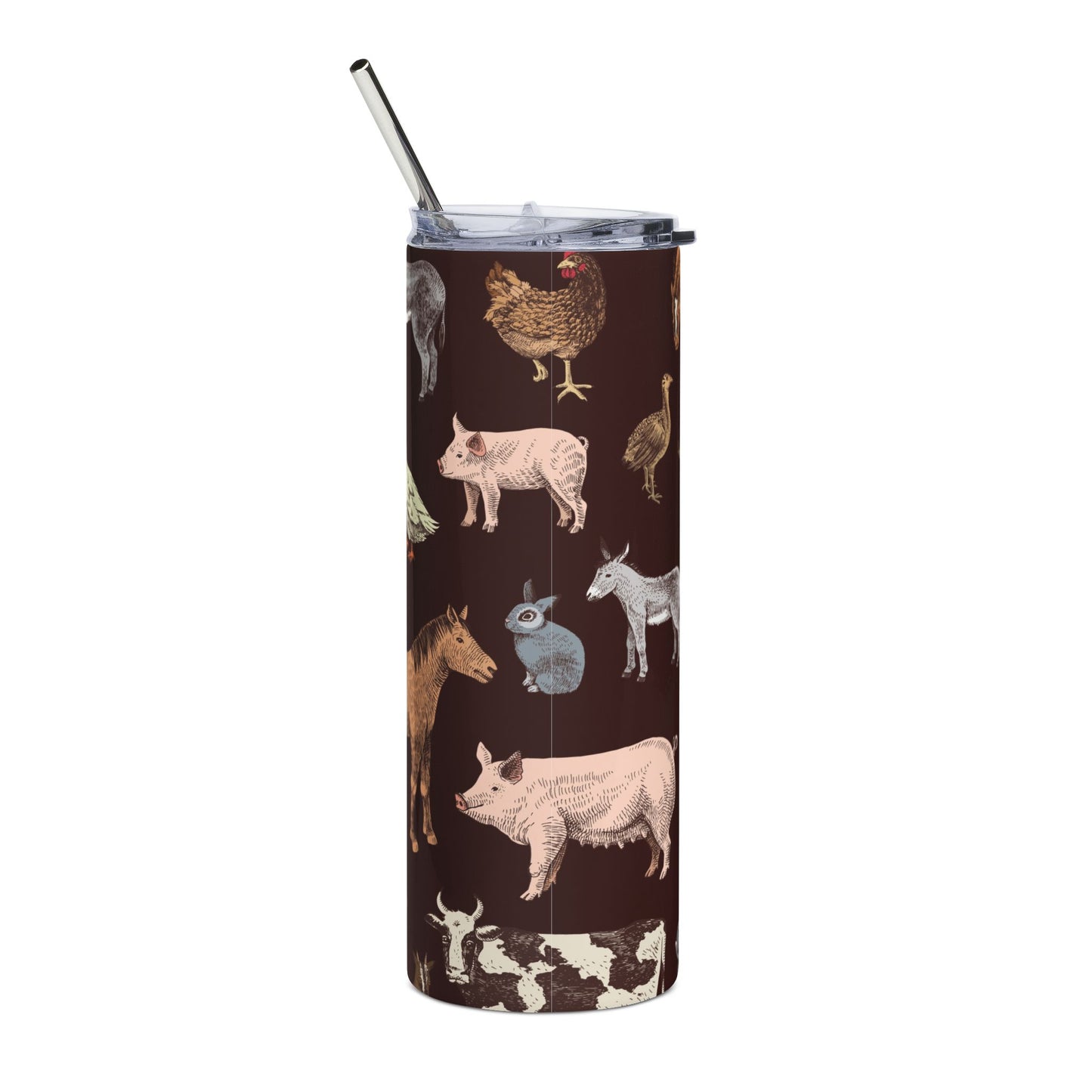 Farm Animal Stainless Steel Tumbler, 20oz