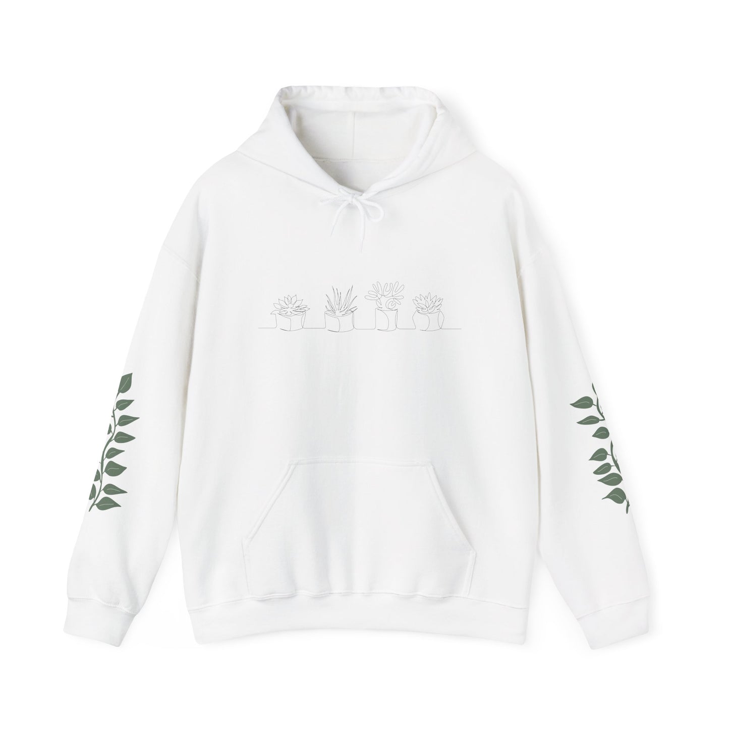 Succulent Lover's Hoodie - Cozy Unisex Sweatshirt