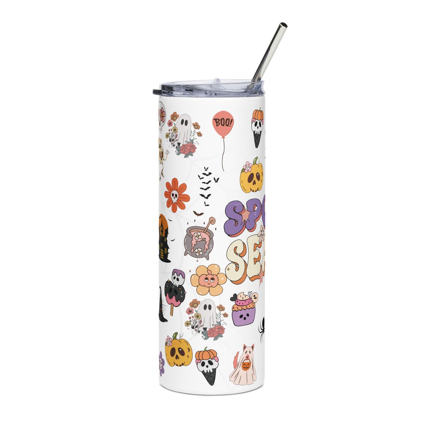 Spooky Season Stainless Steel Tumbler 20 oz