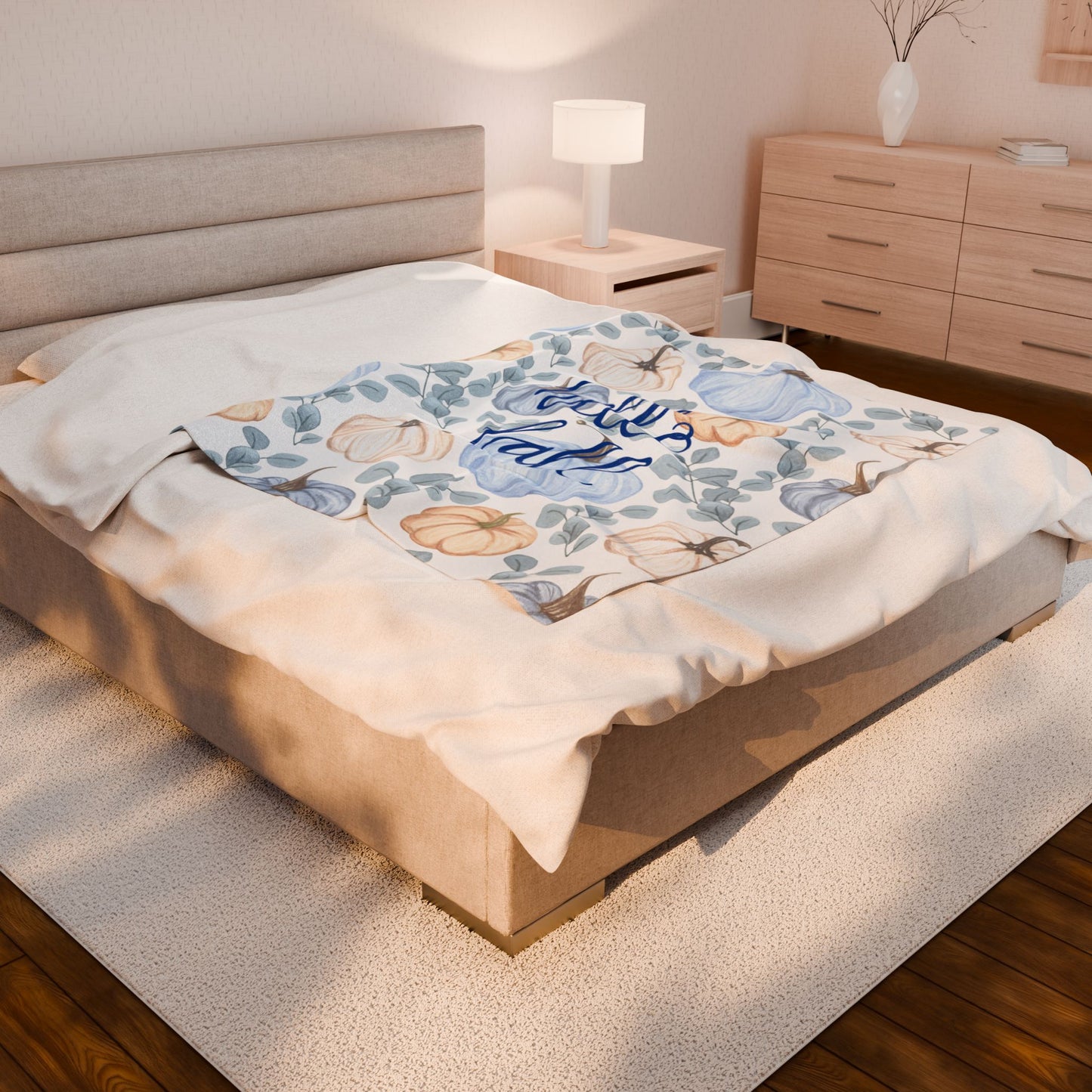 Hello Fall Plush Blanket
