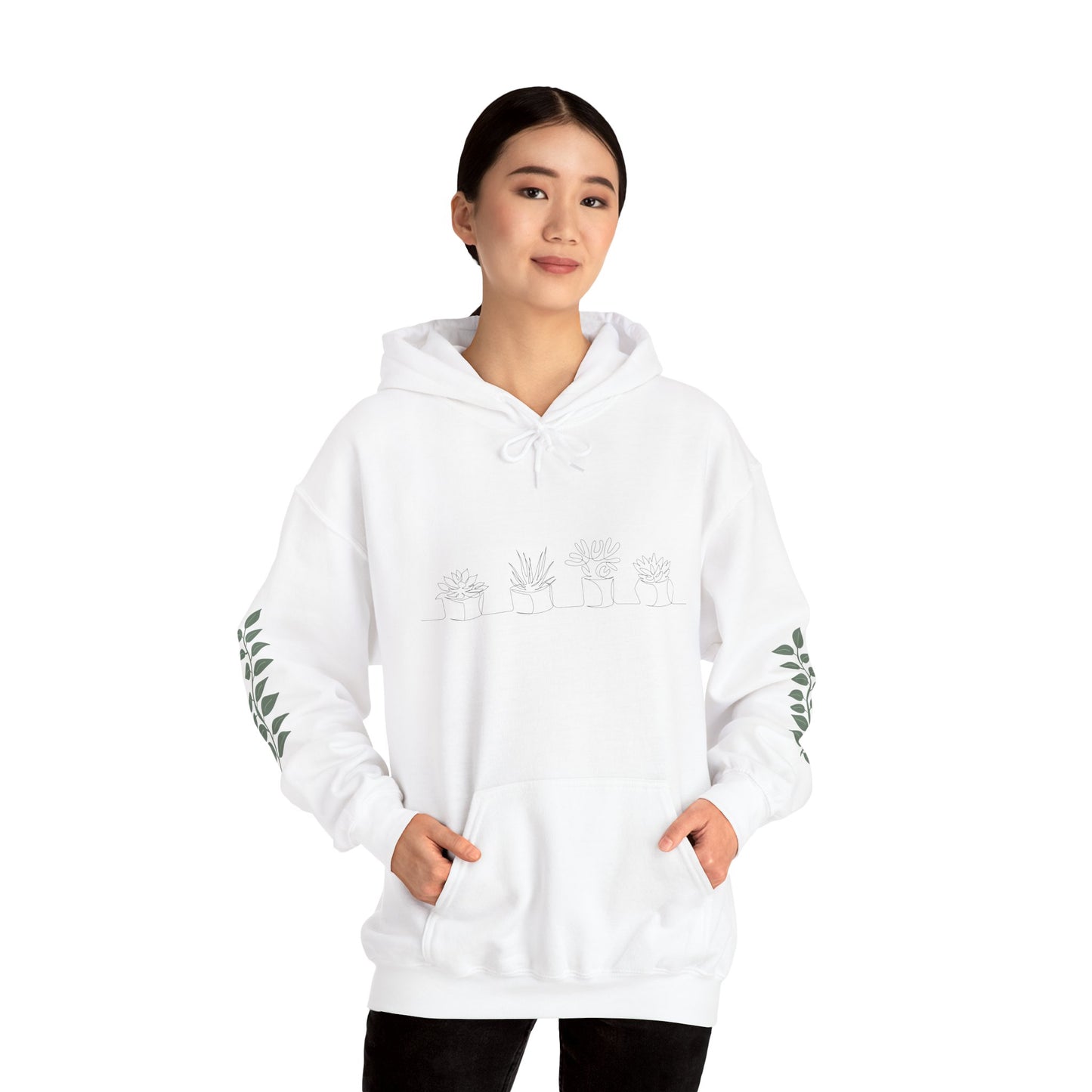 Succulent Lover's Hoodie - Cozy Unisex Sweatshirt