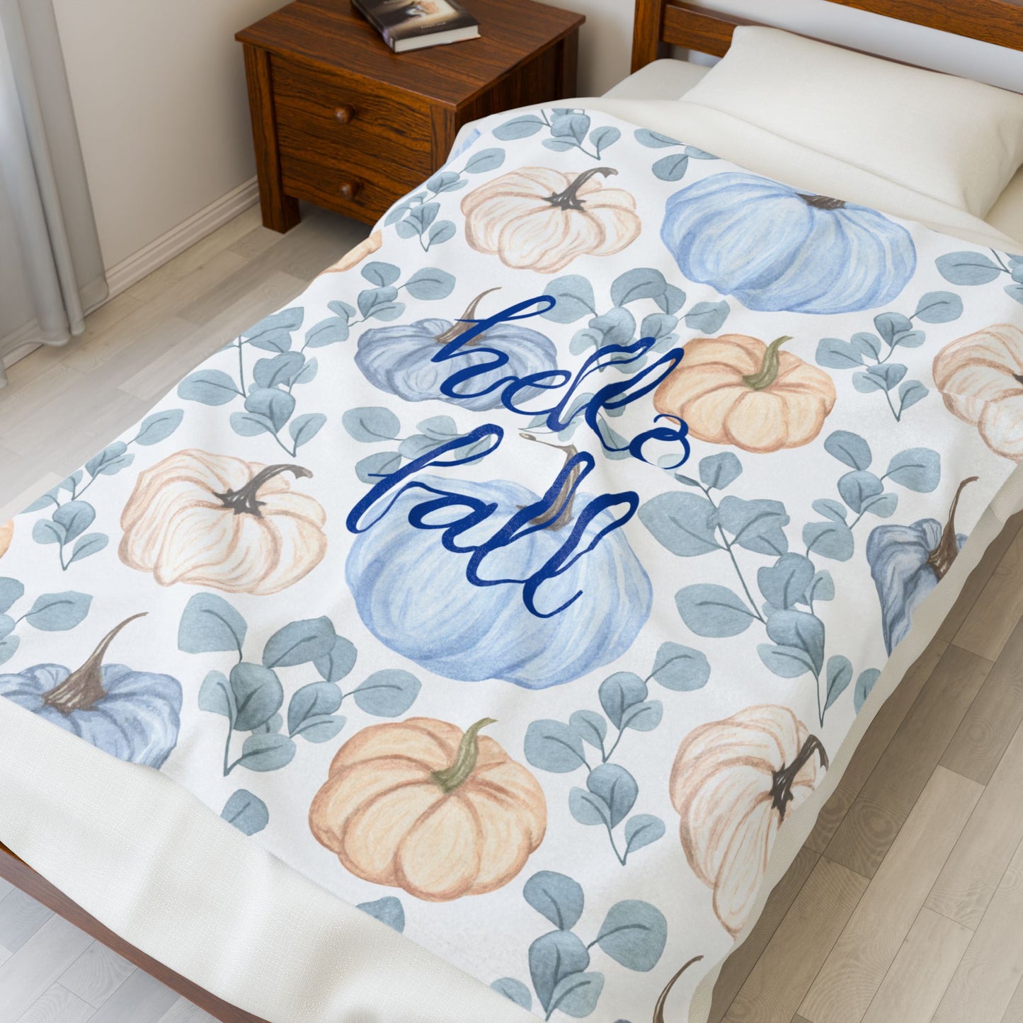 Hello Fall Plush Blanket