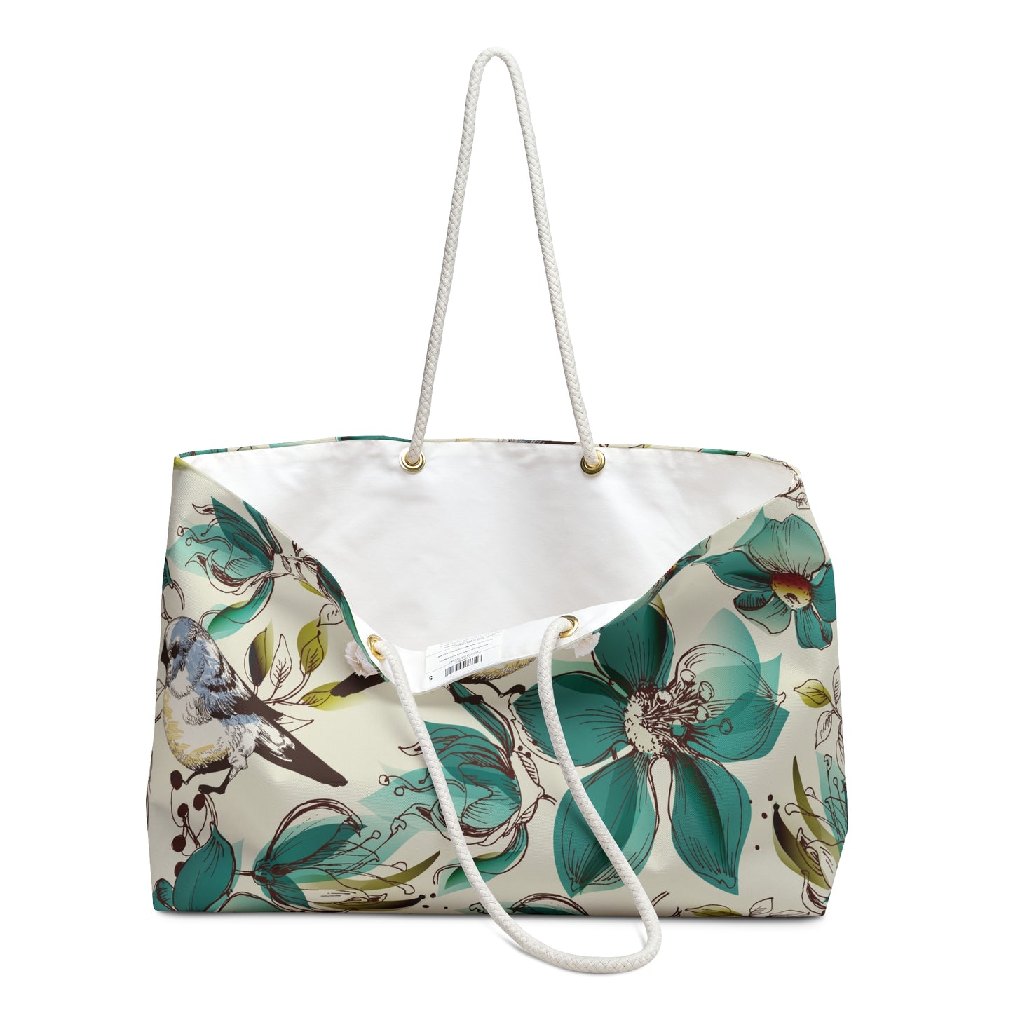 Floral Bird Weekender Bag